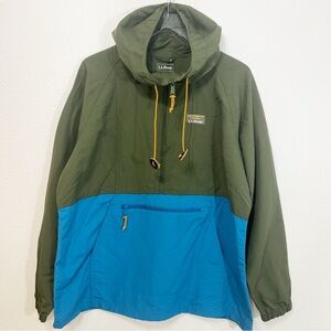 LL Bean mountain classic anorak tuscan olive